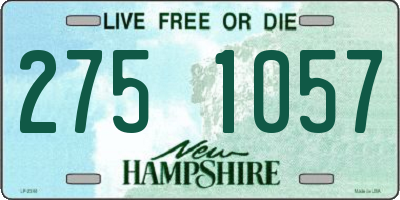 NH license plate 2751057