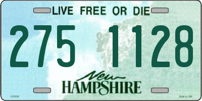 NH license plate 2751128