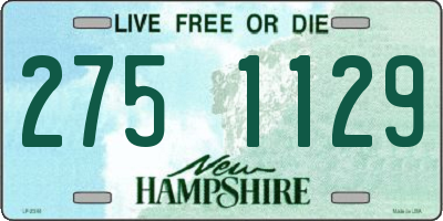 NH license plate 2751129