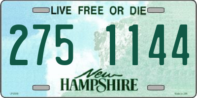 NH license plate 2751144