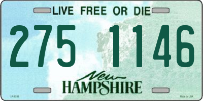 NH license plate 2751146