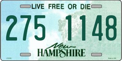 NH license plate 2751148