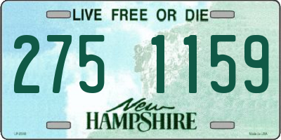 NH license plate 2751159