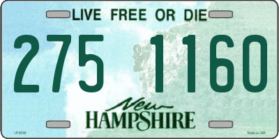 NH license plate 2751160