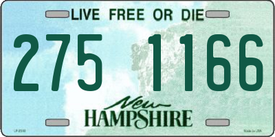 NH license plate 2751166