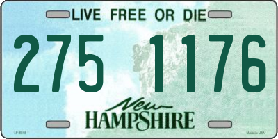 NH license plate 2751176