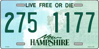 NH license plate 2751177