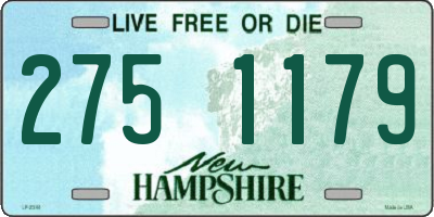 NH license plate 2751179