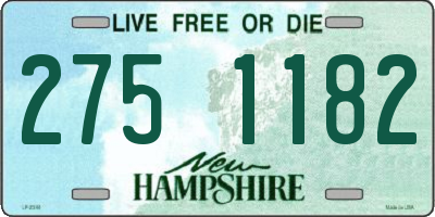 NH license plate 2751182