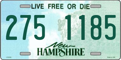 NH license plate 2751185