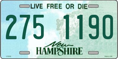 NH license plate 2751190