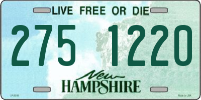 NH license plate 2751220