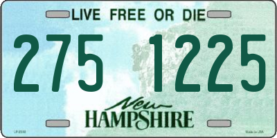 NH license plate 2751225