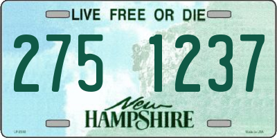 NH license plate 2751237