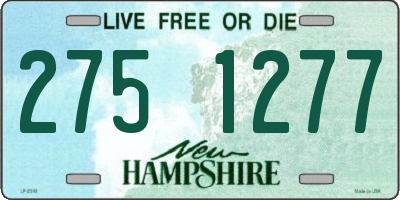 NH license plate 2751277