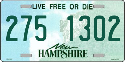 NH license plate 2751302