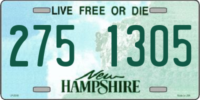 NH license plate 2751305