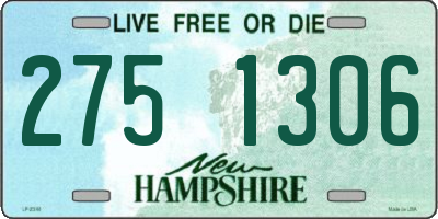 NH license plate 2751306