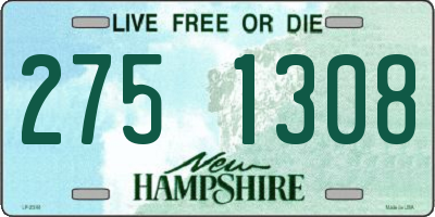 NH license plate 2751308