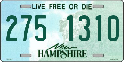 NH license plate 2751310