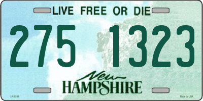 NH license plate 2751323