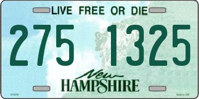 NH license plate 2751325