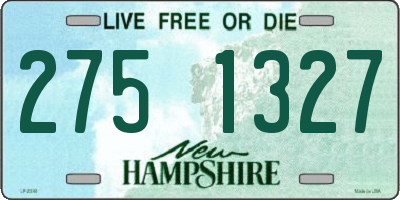 NH license plate 2751327