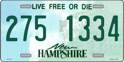 NH license plate 2751334