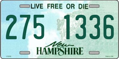 NH license plate 2751336