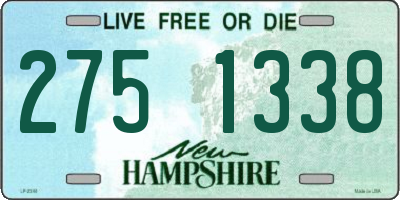 NH license plate 2751338