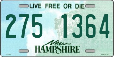 NH license plate 2751364
