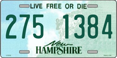 NH license plate 2751384