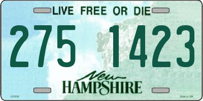 NH license plate 2751423