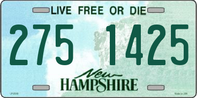 NH license plate 2751425