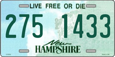 NH license plate 2751433