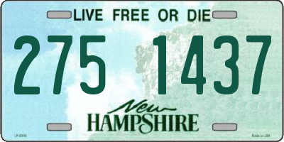 NH license plate 2751437
