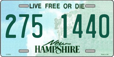 NH license plate 2751440