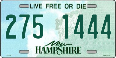 NH license plate 2751444