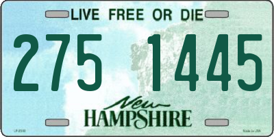NH license plate 2751445