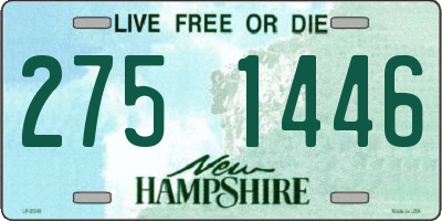 NH license plate 2751446