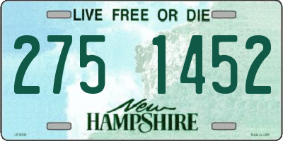 NH license plate 2751452
