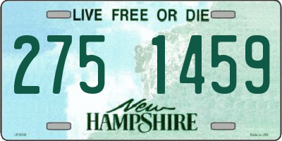 NH license plate 2751459