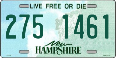 NH license plate 2751461