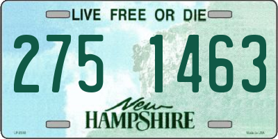 NH license plate 2751463