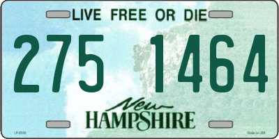 NH license plate 2751464