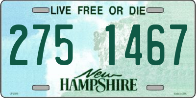 NH license plate 2751467