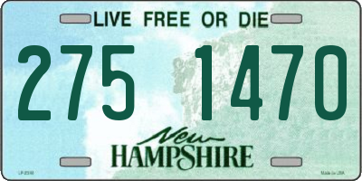 NH license plate 2751470