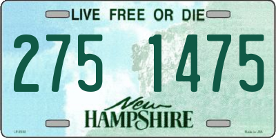 NH license plate 2751475