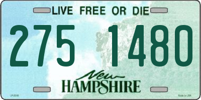 NH license plate 2751480