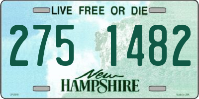 NH license plate 2751482